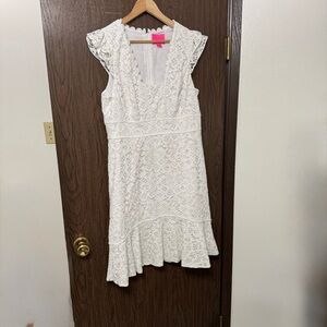 Lilly Pulitzer White Lace Dress